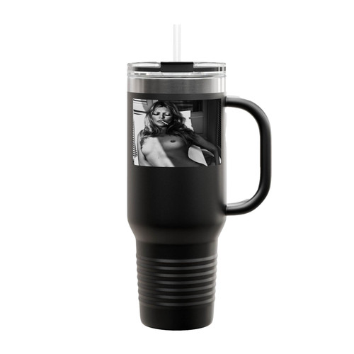 Kate Moss Britpop Rock Punk Insulated Travel Mug