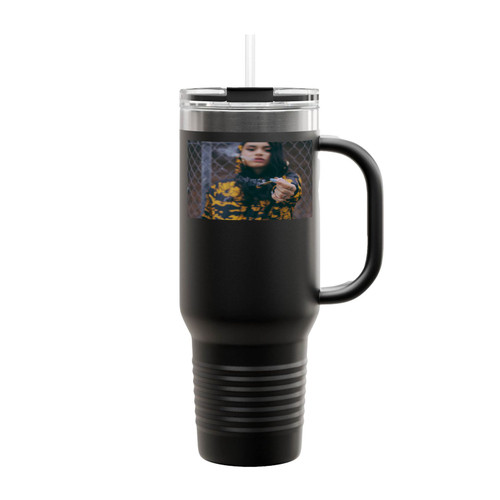 Kehlani Smoke Cigaret Insulated Travel Mug