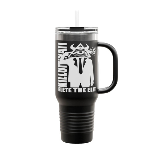 Killuminati Delete The Elite Insulated Travel Mug
