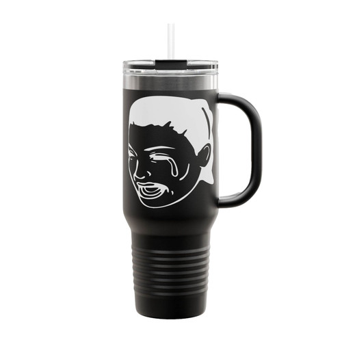 Kim Kardashian Crying Face Insulated Travel Mug