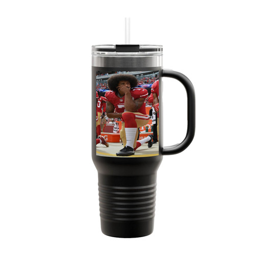 Kneeling Kaepernick Insulated Travel Mug