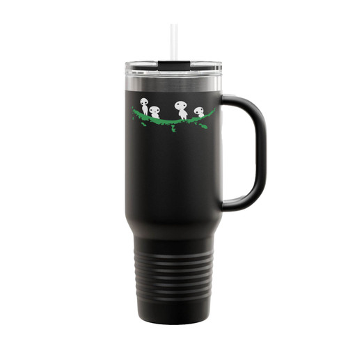 Kodama On Tree Japanese Tree Spirits Insulated Travel Mug