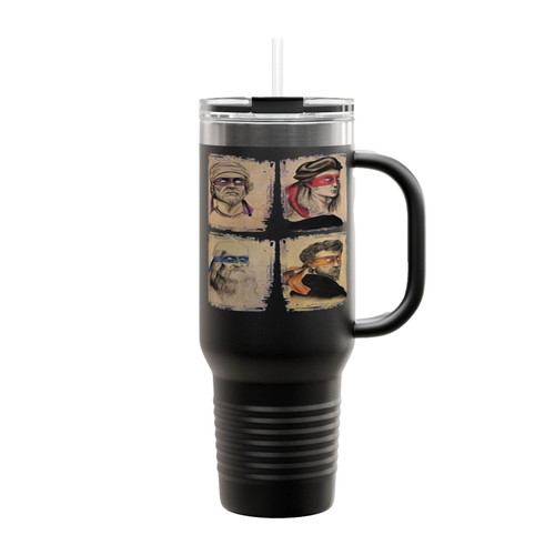 Leonardo Raphael Donatello Michelangelo Tmnt Scientists 2 Insulated Travel Mug