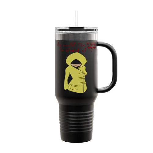 Little Nightmares Why Would Six Ever Be Afraid Of Seven 1 Insulated Travel Mug