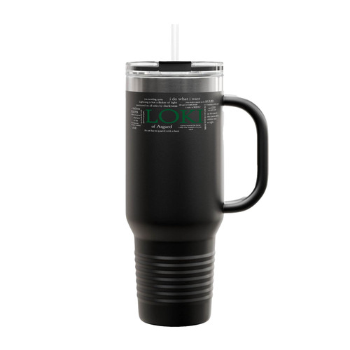Loki Avengers Quotes Insulated Travel Mug