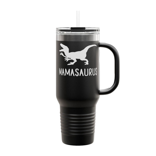 Mamasaurus Dinosaur Insulated Travel Mug