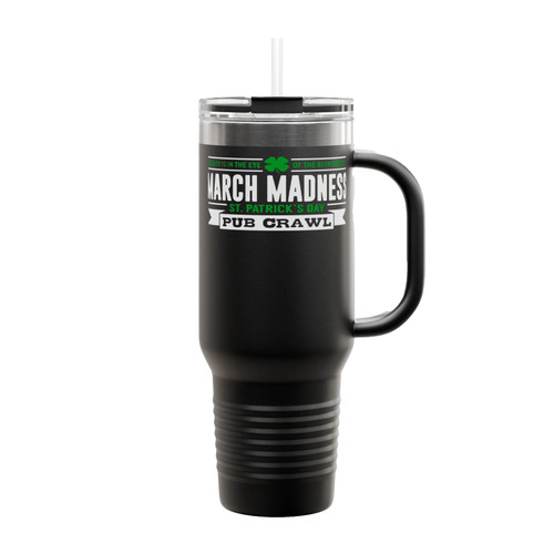 March Madness St. Patrick's Day Pub Crawl Insulated Travel Mug