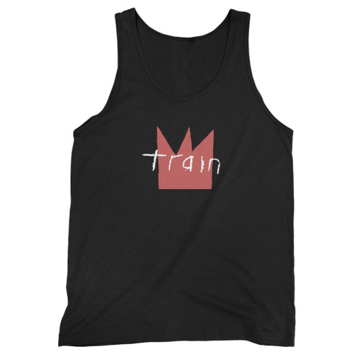 Our cotton train rock band logo men tank top is perfect for those intense workouts in the gym, at practice or pickup games.