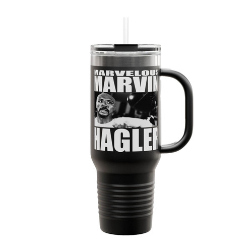 Marvelous Marvin Hagler Boxing Legend Insulated Travel Mug