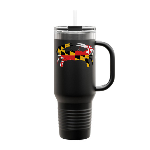 Maryland Flag Crab Insulated Travel Mug
