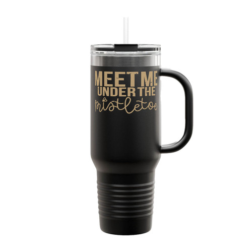 Meet Me Under The Mistletoe Insulated Travel Mug