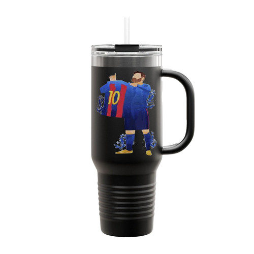Messi Fc Barcelona Insulated Travel Mug