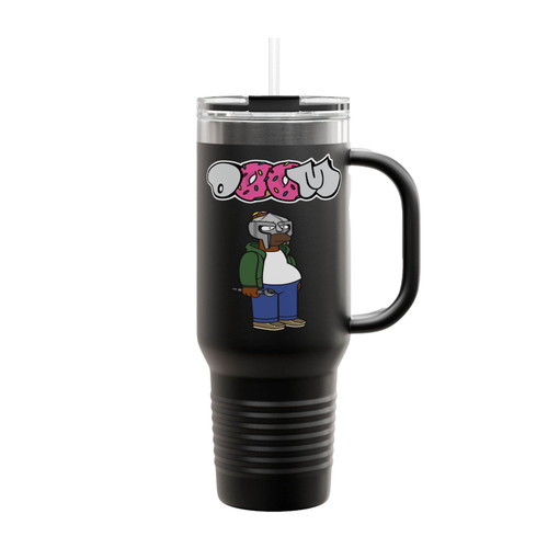 Mf Doom Donuts Cartoon Insulated Travel Mug