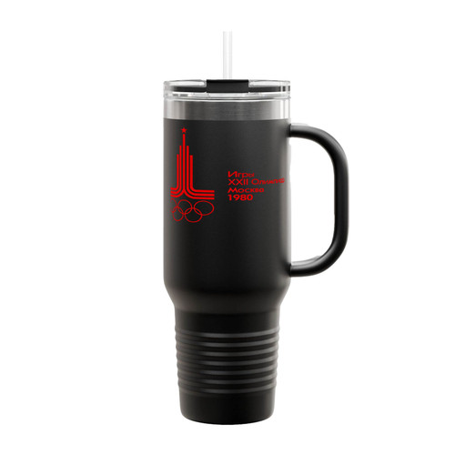 Moscow Olympics Logo 1980 Insulated Travel Mug