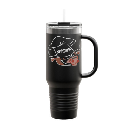 Mr. Steak Insulated Travel Mug