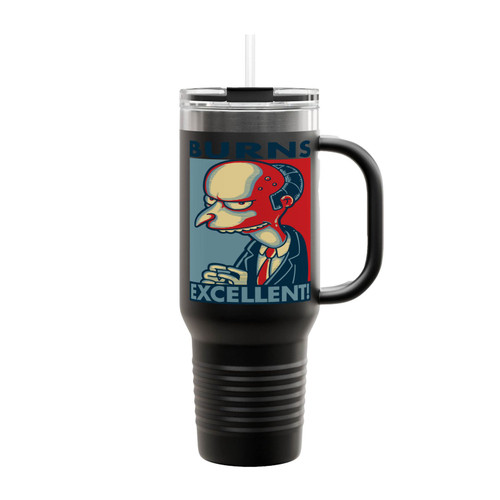 Mr Burns Cartoon Excellent Insulated Travel Mug