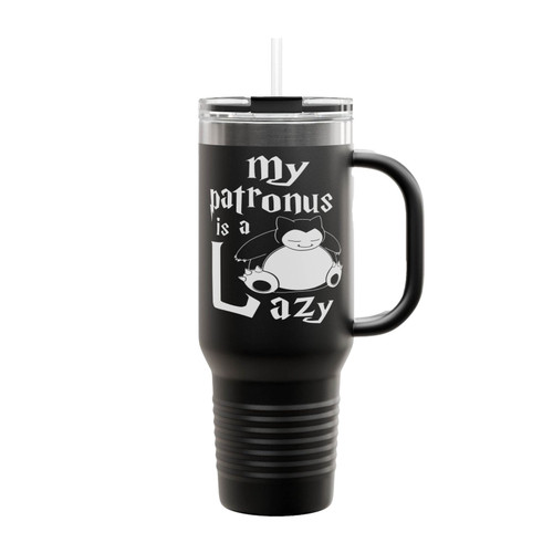 My Patronus Is A Lazy Insulated Travel Mug