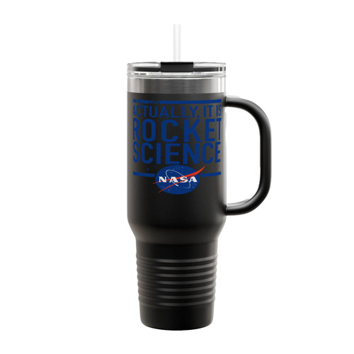 Nasa Actually It Is Rocket Science Insulated Travel Mug
