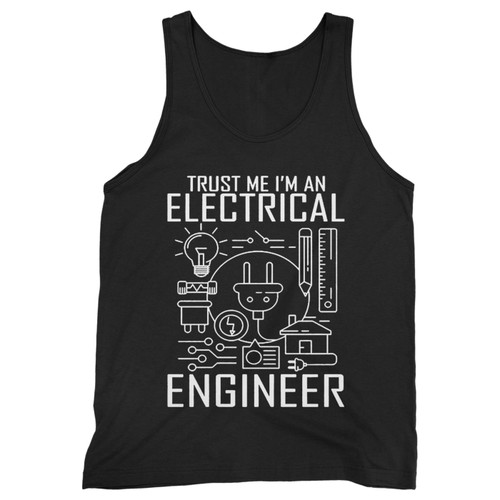 Our cotton trust me im an electrical engineer electrician men tank top is perfect for those intense workouts in the gym, at practice or pickup games.