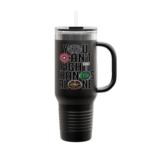New Infinity War You Cant Fight Thanos Alone The Avengers Insulated Travel Mug