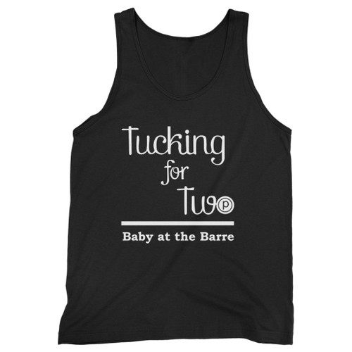 Our cotton tucking for two studio baby at the barre motivational men tank top is perfect for those intense workouts in the gym, at practice or pickup games.