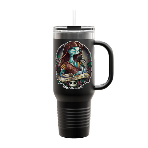 Nightmare Before Christmas Sally Tattoo Insulated Travel Mug