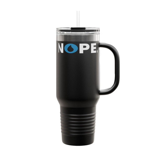 Nope Control Blue Player Mtg Insulated Travel Mug
