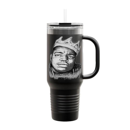 Notorious B I G Art Insulated Travel Mug