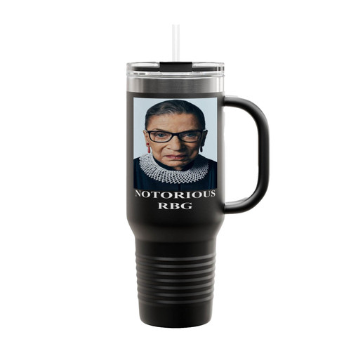 Notorious Rbg Female Justice Insulated Travel Mug