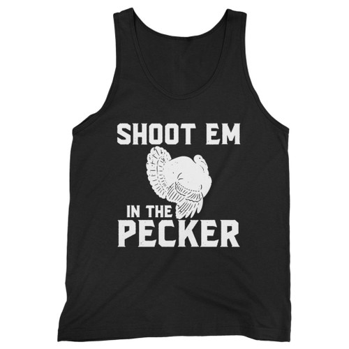 Our cotton turkey hunting legend shoot em in the pecker men tank top is perfect for those intense workouts in the gym, at practice or pickup games.
