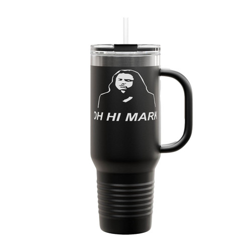 Oh Hi Mark Meme Tommy Wiseau Insulated Travel Mug
