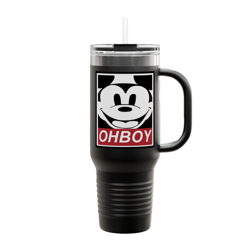 Ohboy Obey Mickey Mouse Insulated Travel Mug
