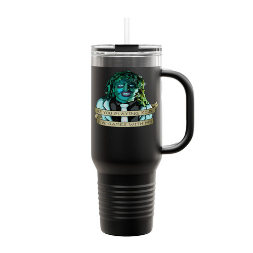 Old Gregg Love Games Insulated Travel Mug