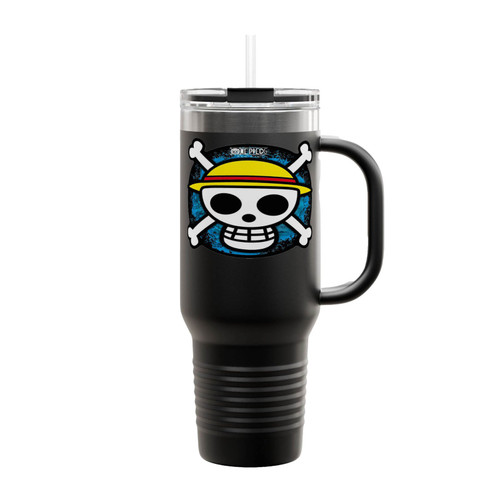 One Piece Skull Logo Straw Hat Crew Insulated Travel Mug