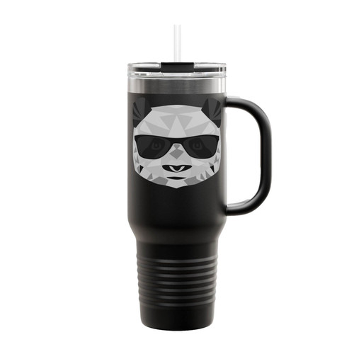 Panda Bear Panda Pullover Insulated Travel Mug