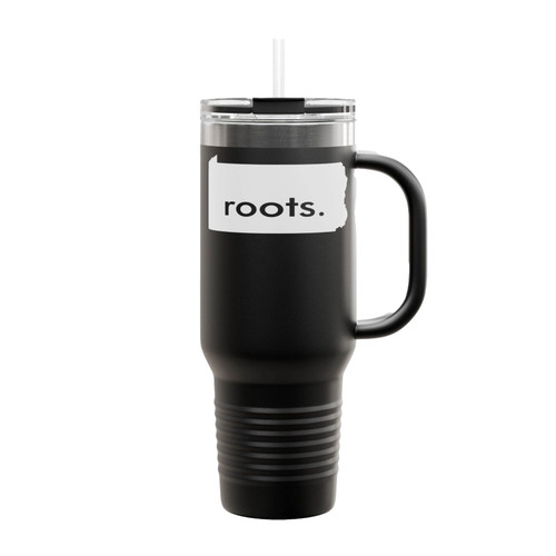 Pennsylvania Pa Roots State Map Profile Insulated Travel Mug