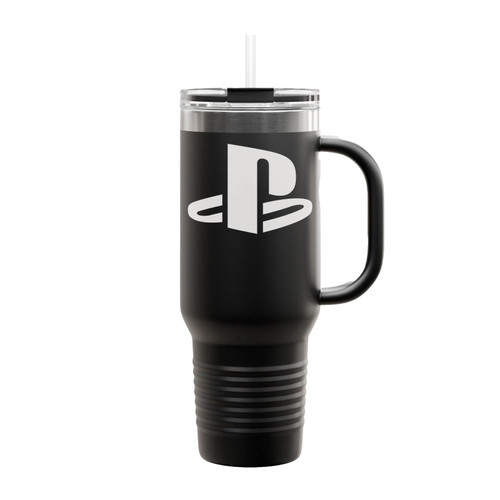 Playstation Gaming Logo Insulated Travel Mug