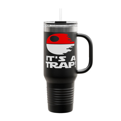 Pokemon Go And Star Wars Admiral Ackbar Quotes It's A Trap Star Wars Insulated Travel Mug
