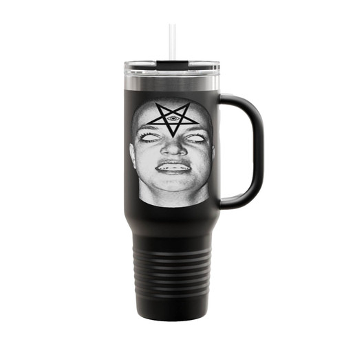 Possession Third Eye Pentagram Satan Insulated Travel Mug