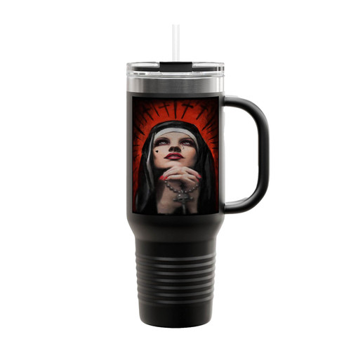 Praying Nun Forsaken Insulated Travel Mug