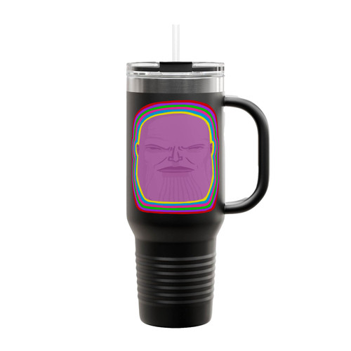 Psychadelic Thanos Infinity Gauntlet Marvel Avengers Infinity War Insulated Travel Mug