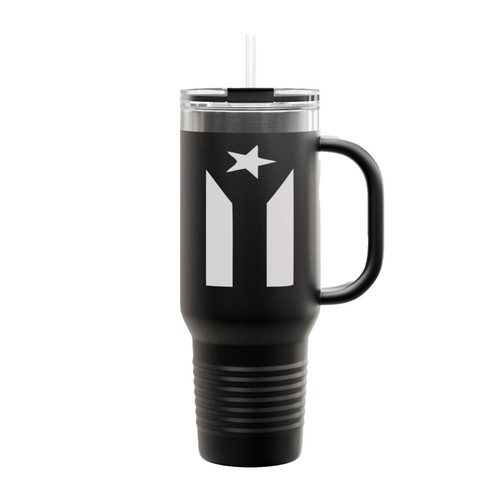 Puerto Rico Flag Insulated Travel Mug
