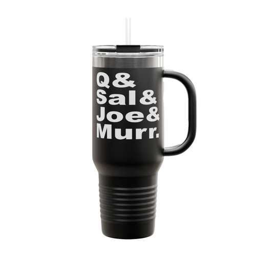 Q Sal Joe Murr Impractical Jokers Squad Goals Tv Show Insulated Travel Mug