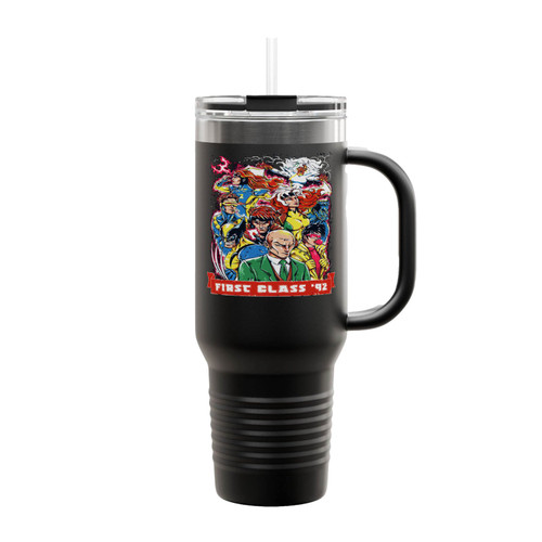 Retro X- Men Marvel Superhero First Class 92 Insulated Travel Mug