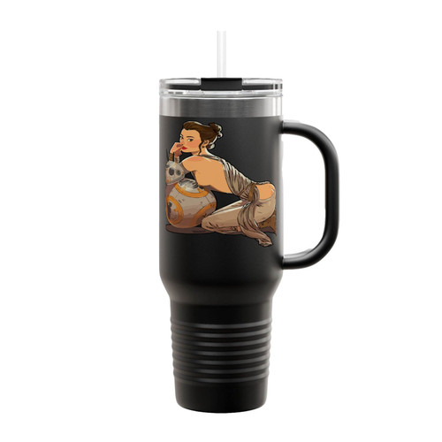 Rey Pin Up Insulated Travel Mug