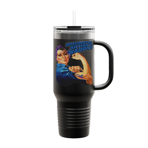 Rheumatoid Arthritis Warrior Insulated Travel Mug