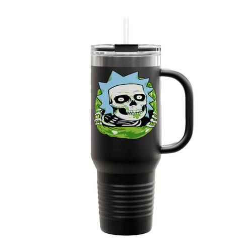 Rick And Morty Halloween Insulated Travel Mug