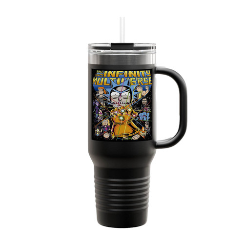 Rick And Morty Infinity War Insulated Travel Mug