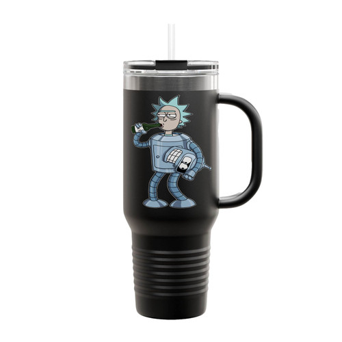 Rick Sanchez Art Insulated Travel Mug