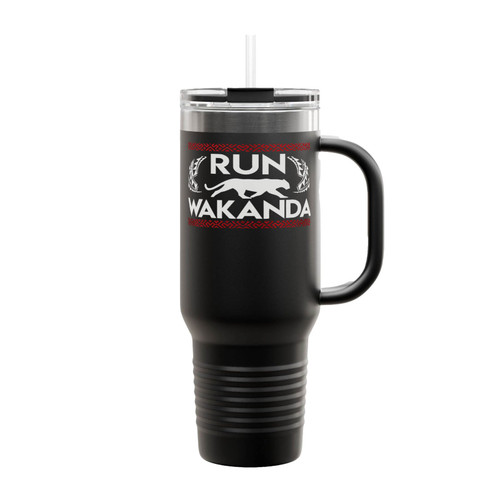 Run Wakanda Black Panther Insulated Travel Mug